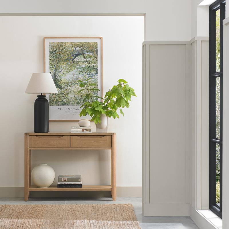 Valais Oak Console Table